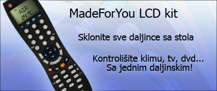 Programibilni daljinski Made For You LCD kit