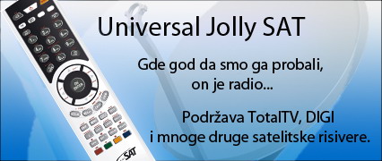 Daljinski upravljac za satelitski risiver
